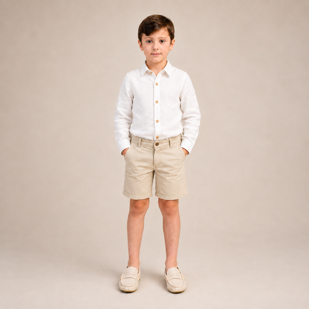 Camisa Linho Manga Longa Premium