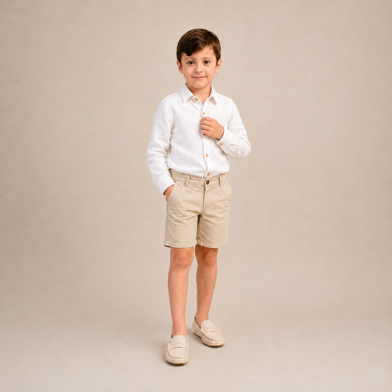 Camisa Linho Manga Longa Premium