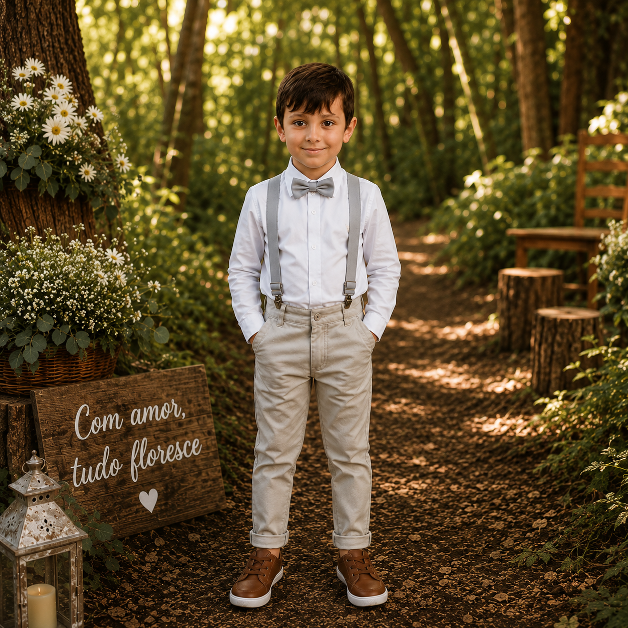 Conjunto Pajem Infantil Tendência 2026