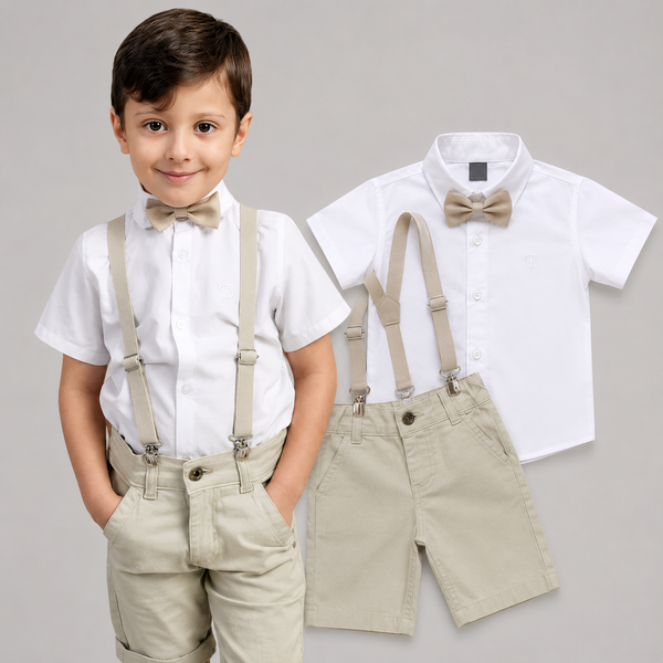 Conjunto Social Infantil com Bermuda - Várias Cores