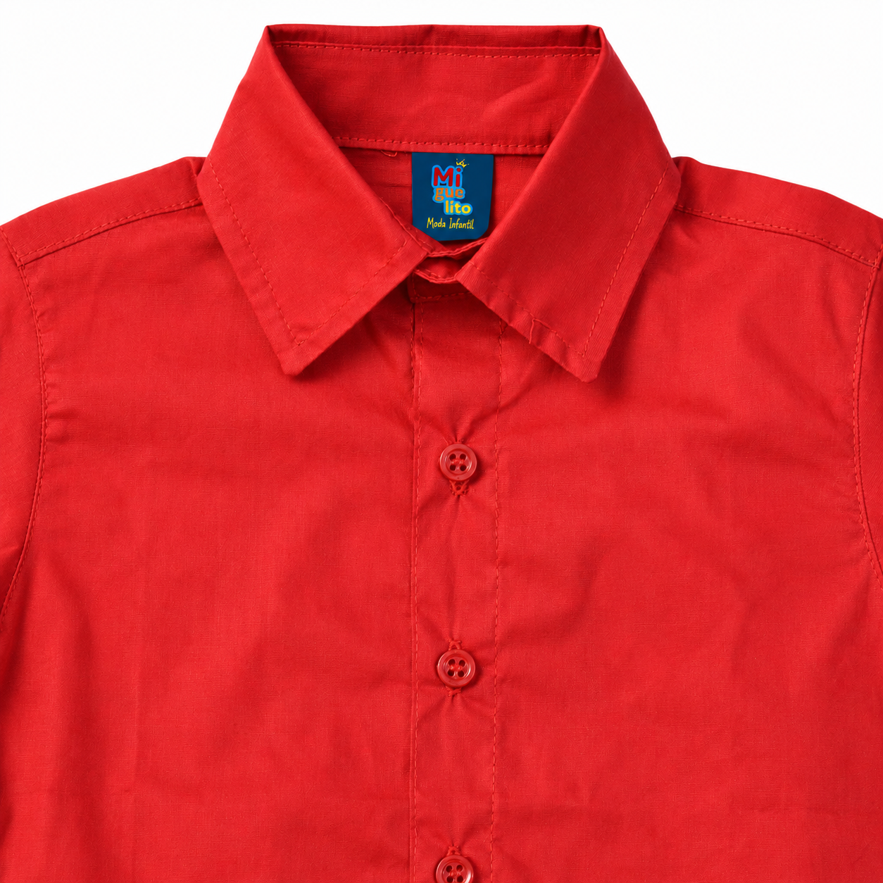 Camisa Social infantil Manga Curta Batizado Varias cores 1 ao 8