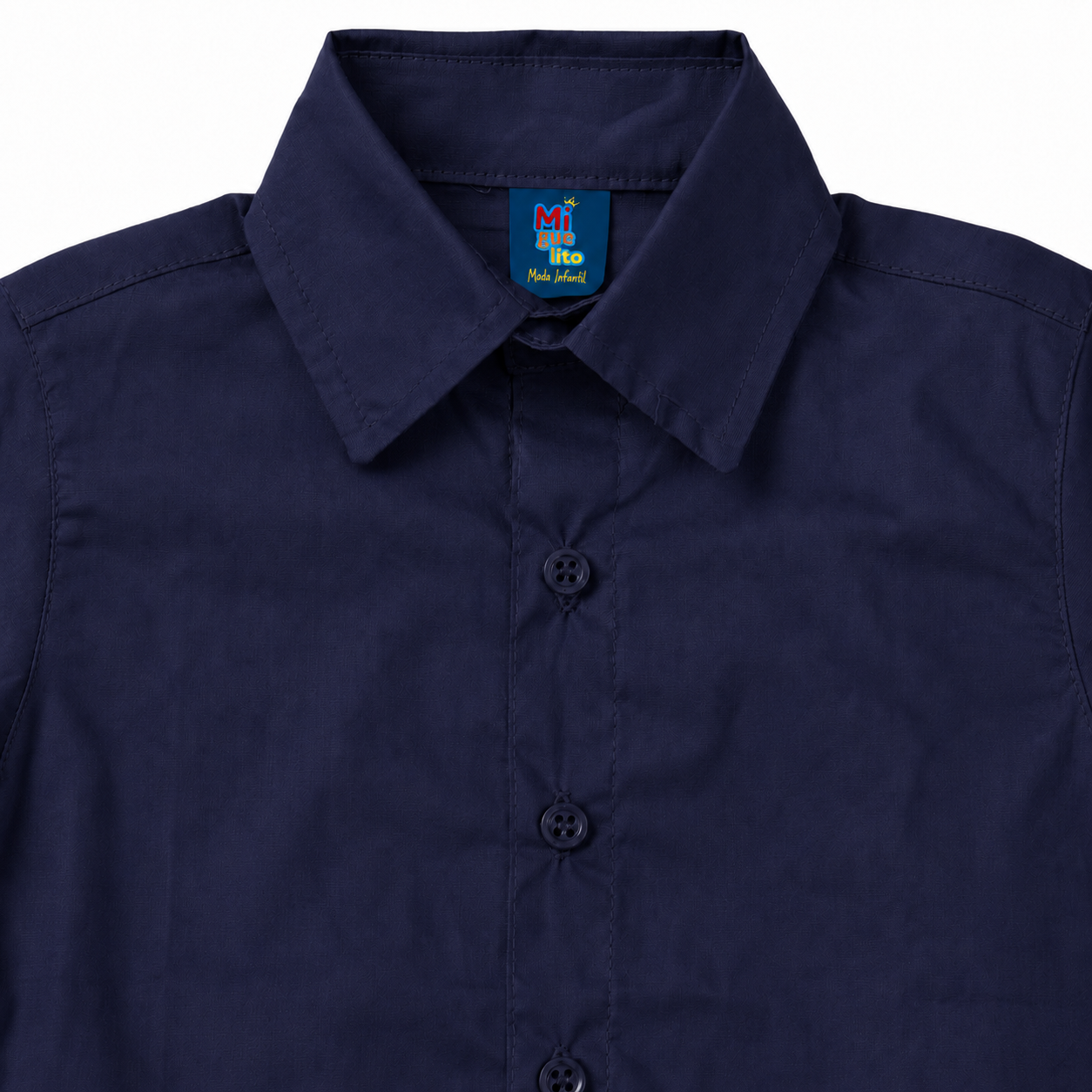 Camisa Social infantil Manga Curta Batizado Varias cores 1 ao 8