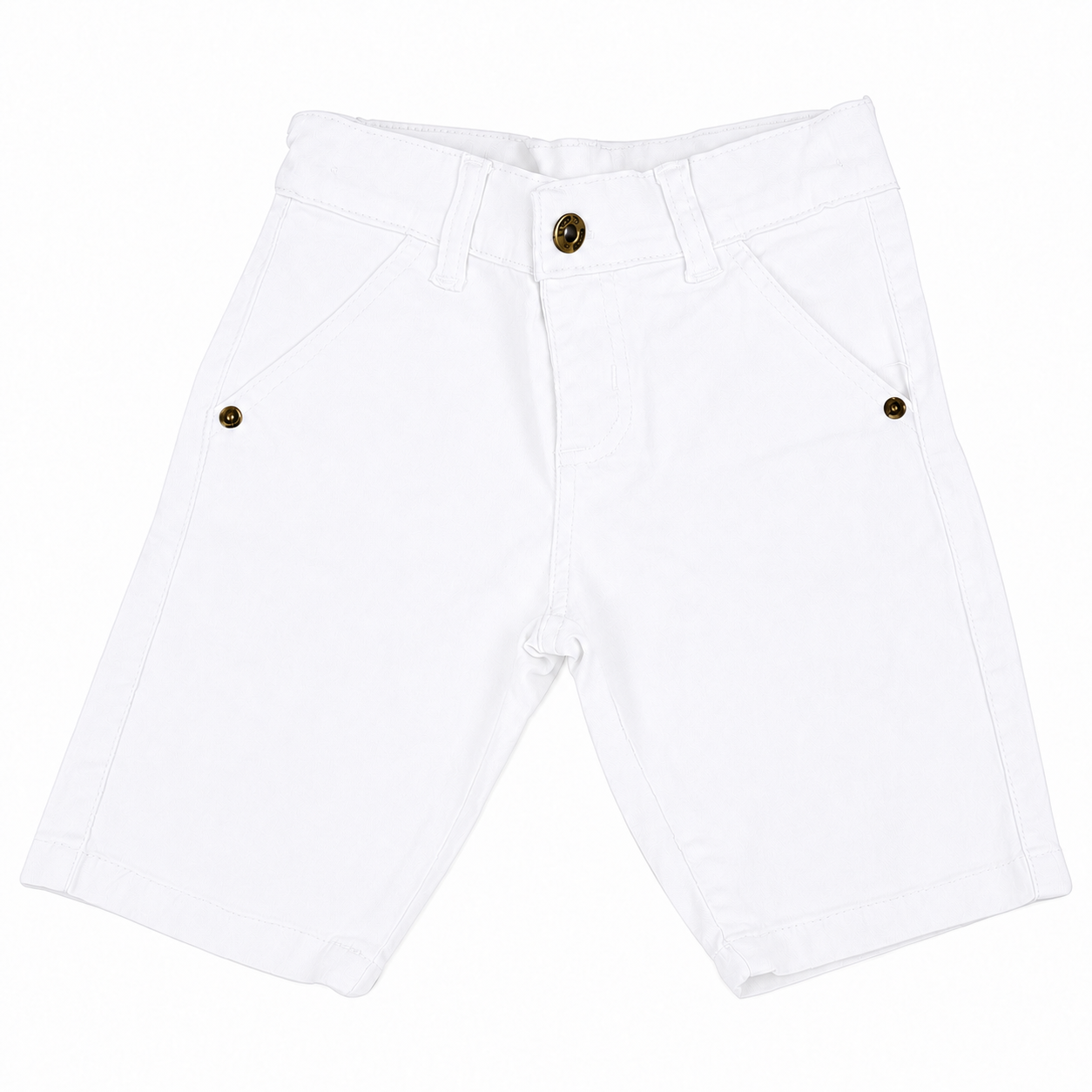 Bermuda Bolso Faca Sarja Infantil - Varias Cores