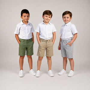 Bermuda Bolso Faca Sarja Infantil e Juvenil