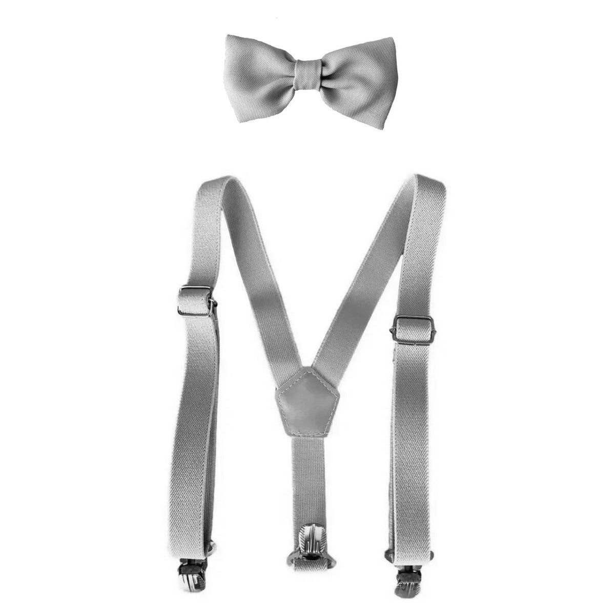Conjunto Com Suspensório e Camisa Manga Longa Azul Marinho
