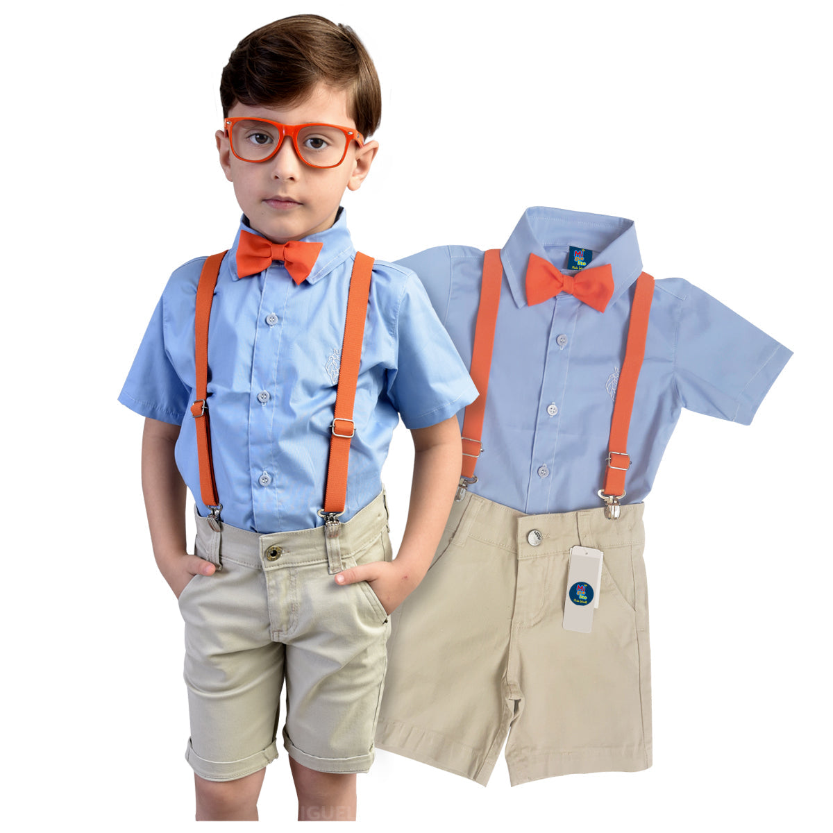 Conjunto temático ideal para festa Blippi Menino - P ao 16 anos (Atacado)