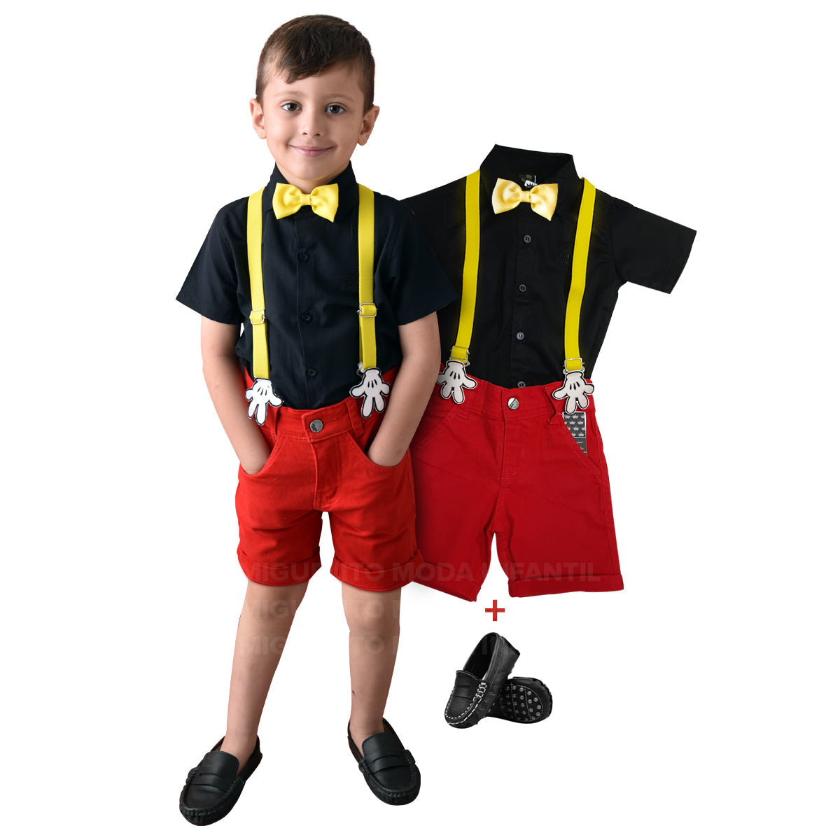 Roupa Menino Infantil Aniversário Com Sapato (Atacado)