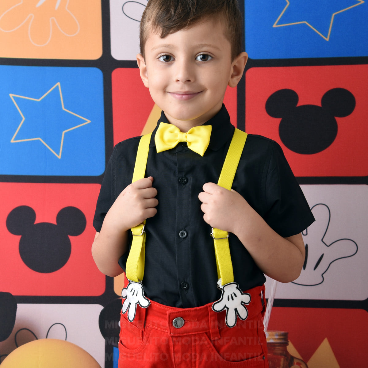 Conjunto Roupa Festa Mickey Meninos P A 8 Anos (Atacado)