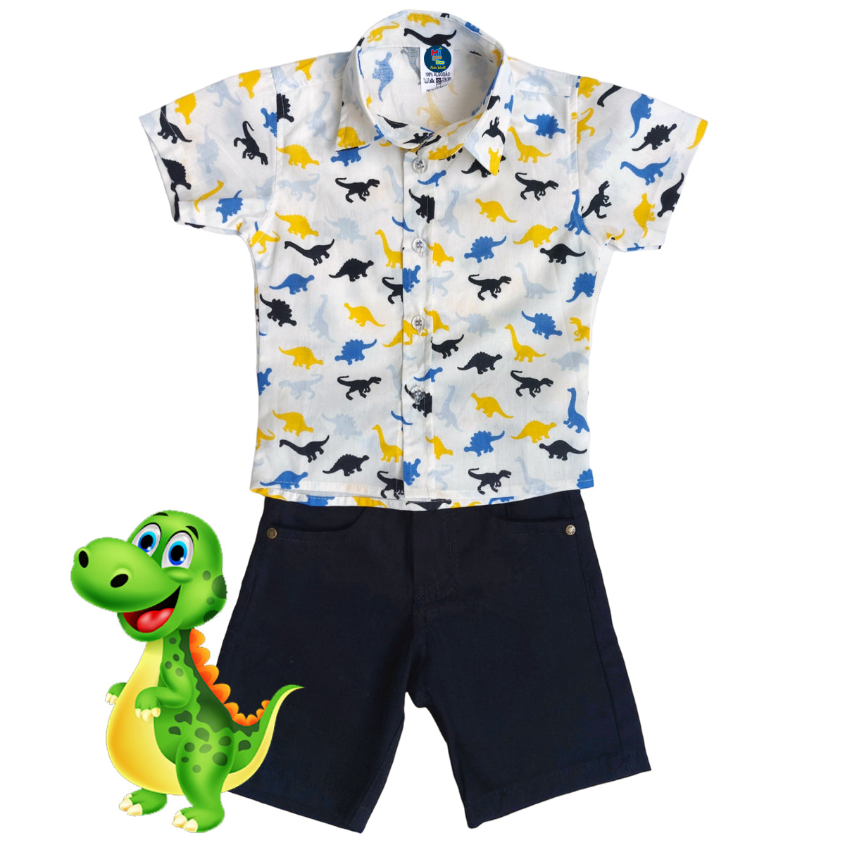 Roupa Temática DINO Festa Aniversário Dinossauros (Atacado)