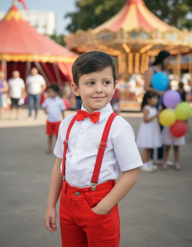 Roupa Temática Fantasia Infantil Menino Circo - Aniversário