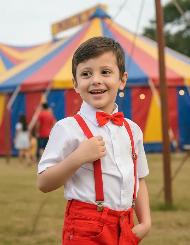 Roupa Temática Fantasia Infantil Menino Circo - Aniversário