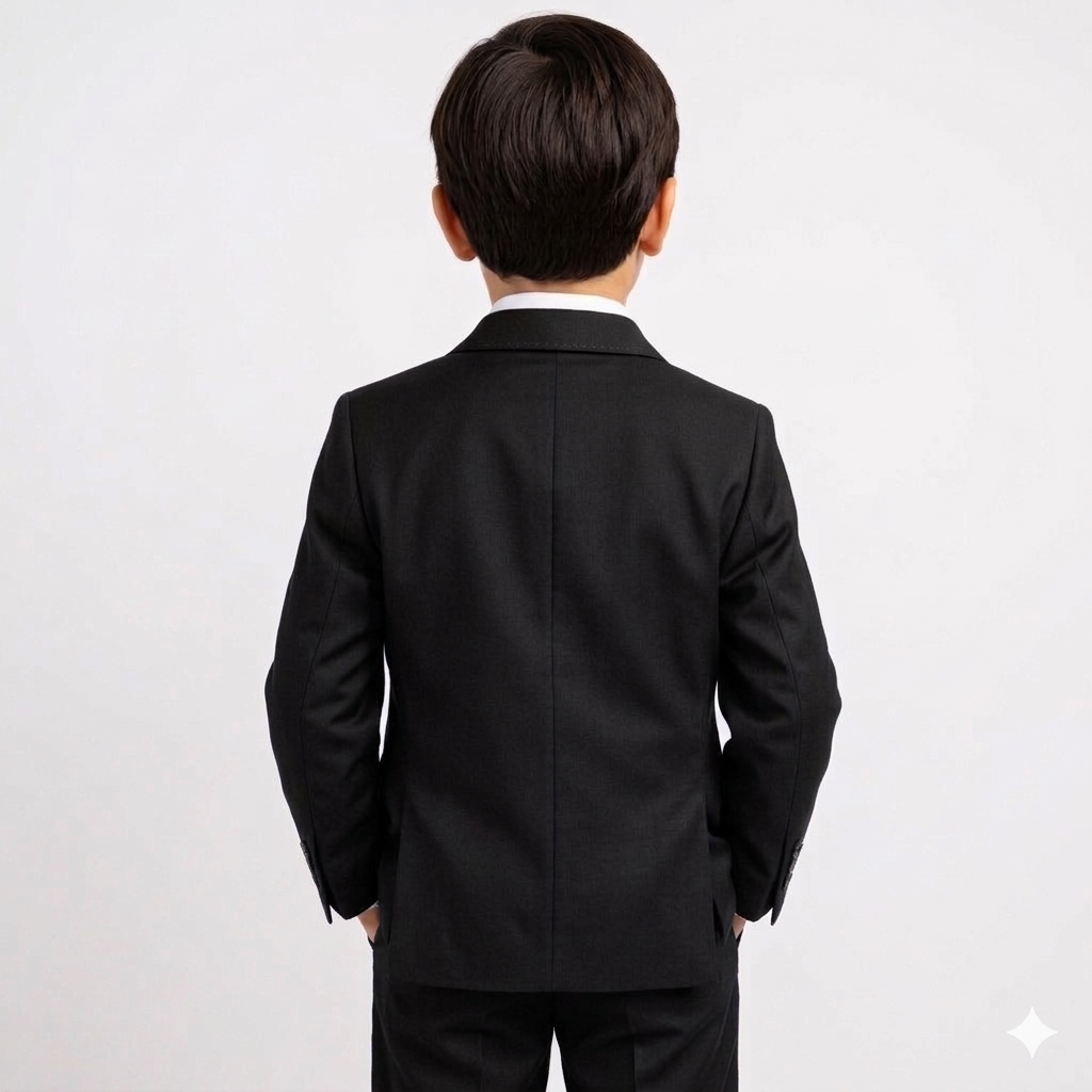 Blazer Masculino Oxford Preto Alfaiataria Moderna - Casual e Social