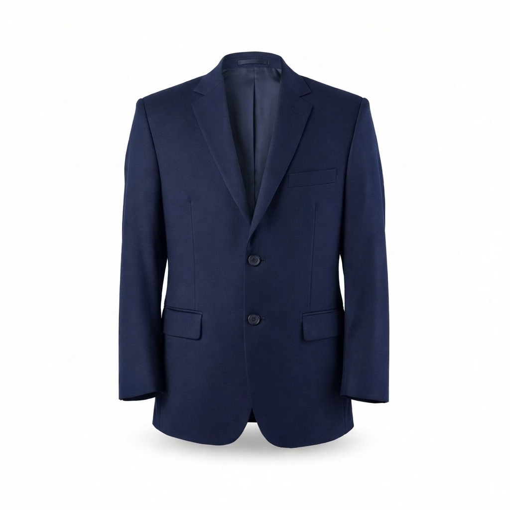 Blazer Oxford Masculino Azul Marinho Alfaiataria Moderna - Casual e Social