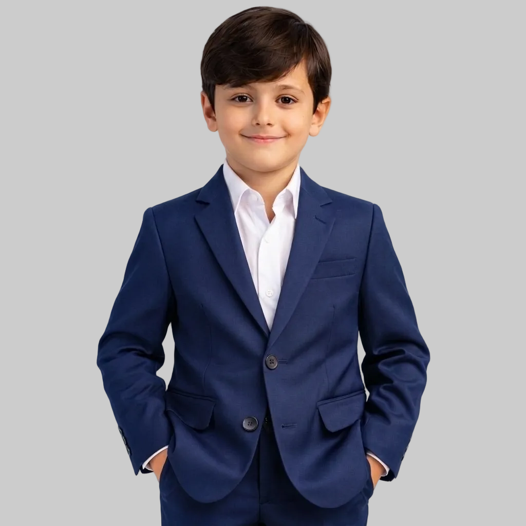 Blazer Oxford Masculino Azul Marinho Alfaiataria Moderna - Casual e Social