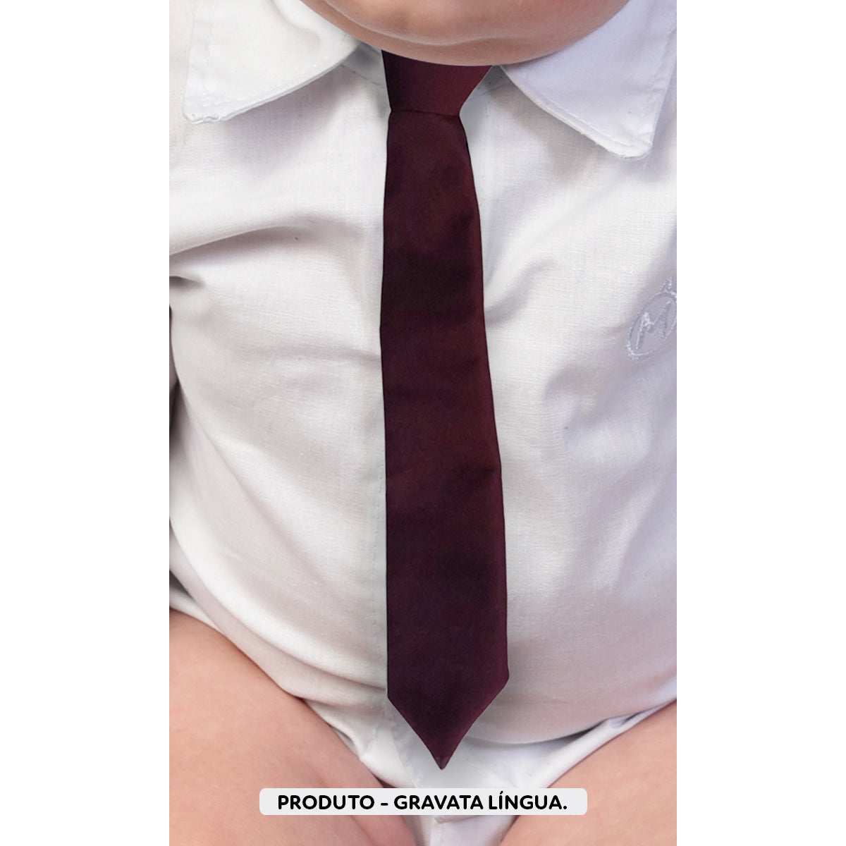 Gravata Língua Infantil Diversas Cores 1 ao 8 anos (Atacado)