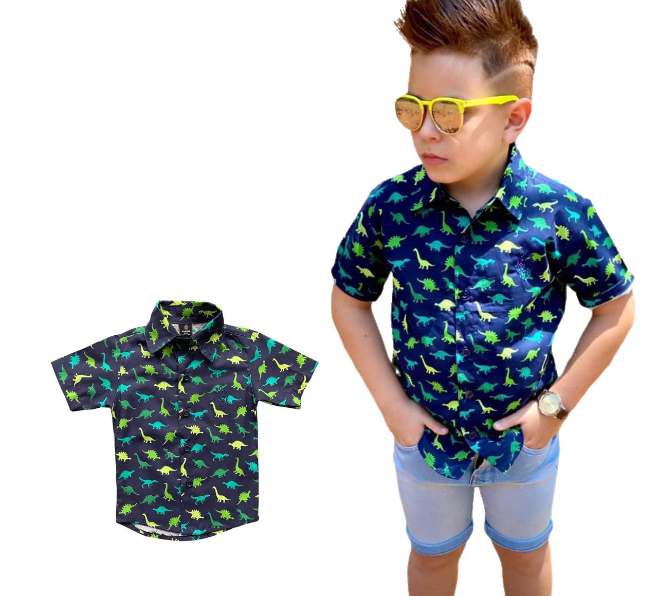 Roupa Temática DINO Festa Aniversário Dinossauros (Atacado)