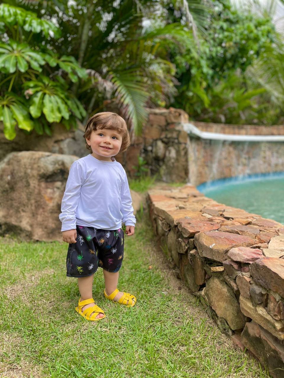 Conjunto Verão Infantil Moda Praia Piscina Proteção Uv50+ (Atacado)