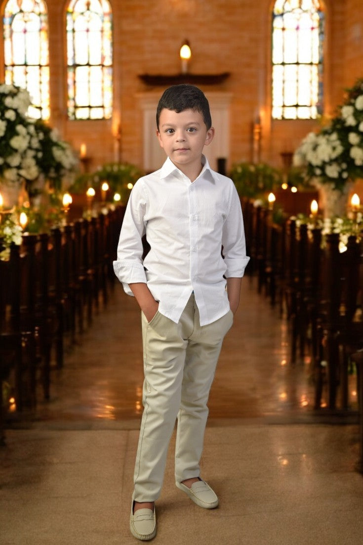 Calça e Camisa Manga Longa  Esporte Fino Várias Cores P ao 16 anos (Atacado)