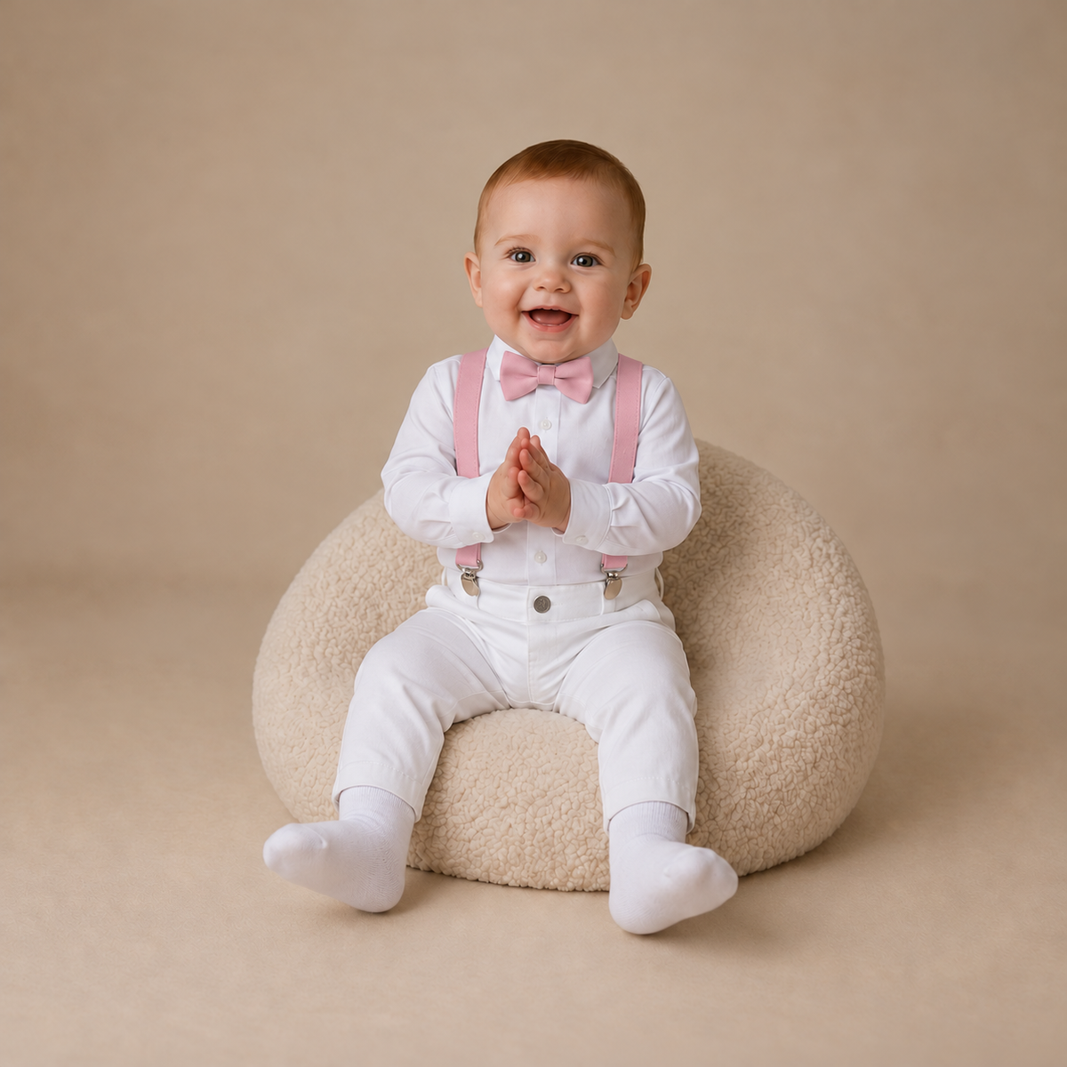 Conjunto Pajem Branco Batizado