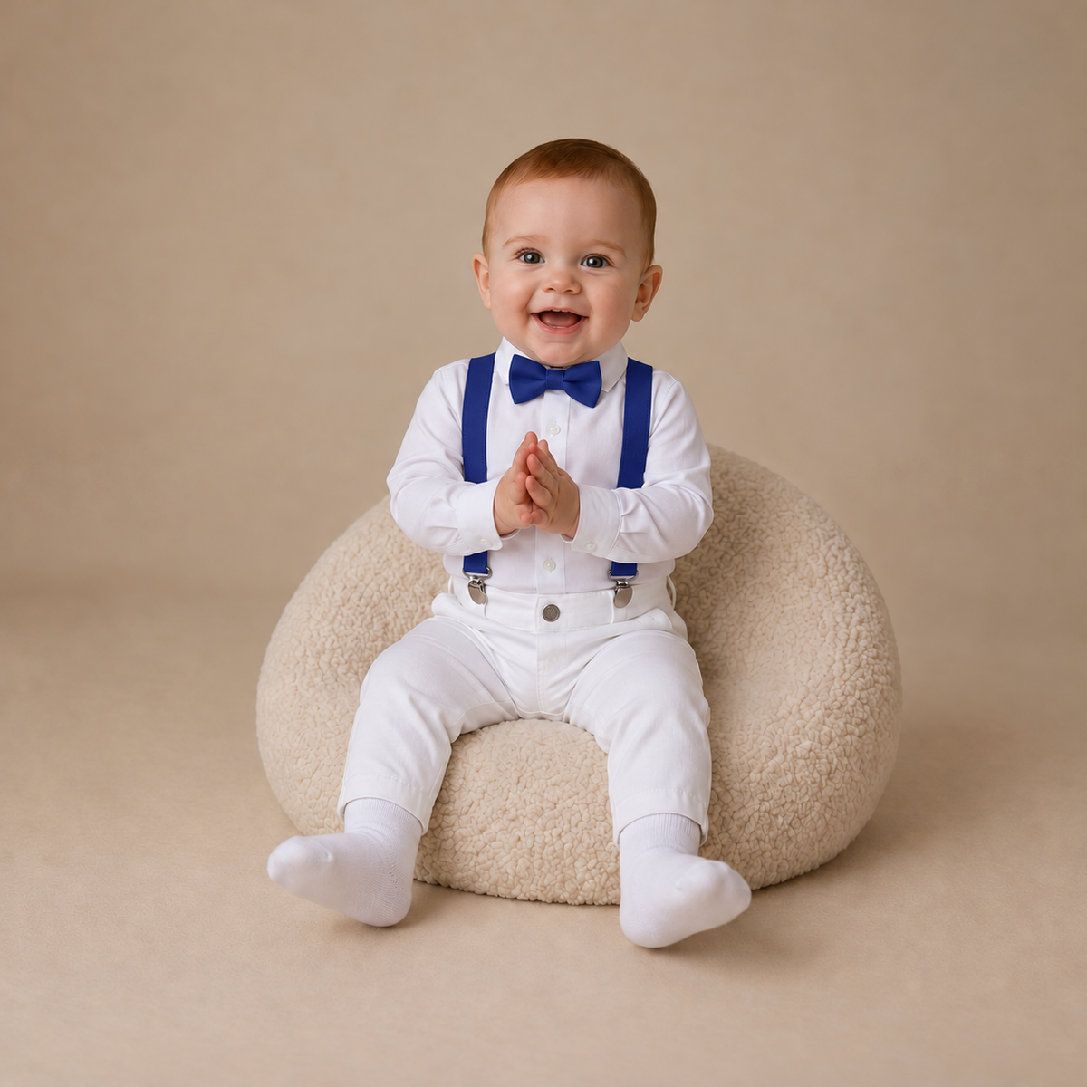 Conjunto Pajem Branco Batizado