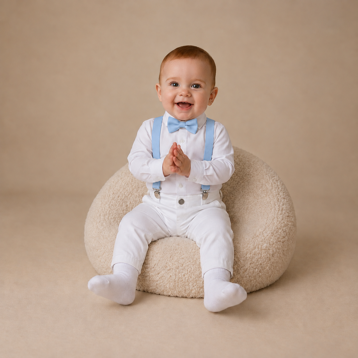 Conjunto Pajem Branco Batizado