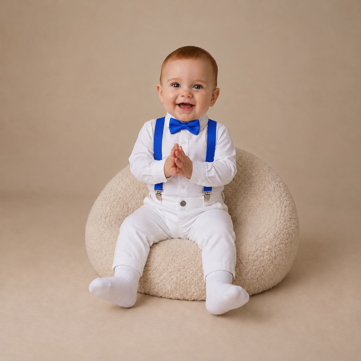 Conjunto Pajem Branco Batizado