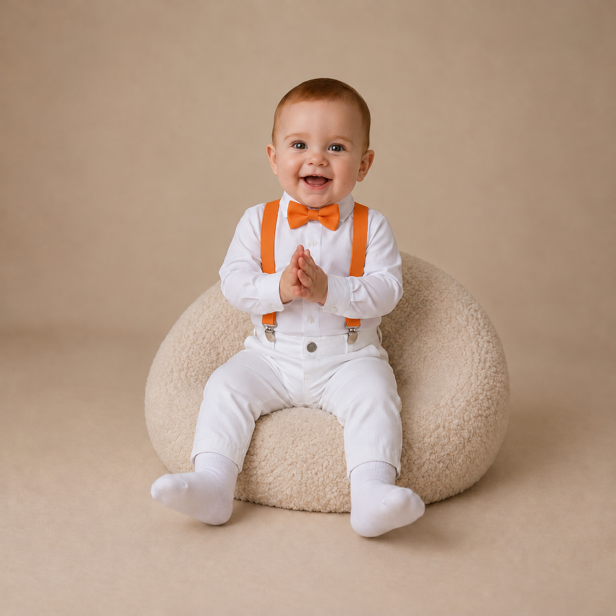 Conjunto Pajem Branco Batizado