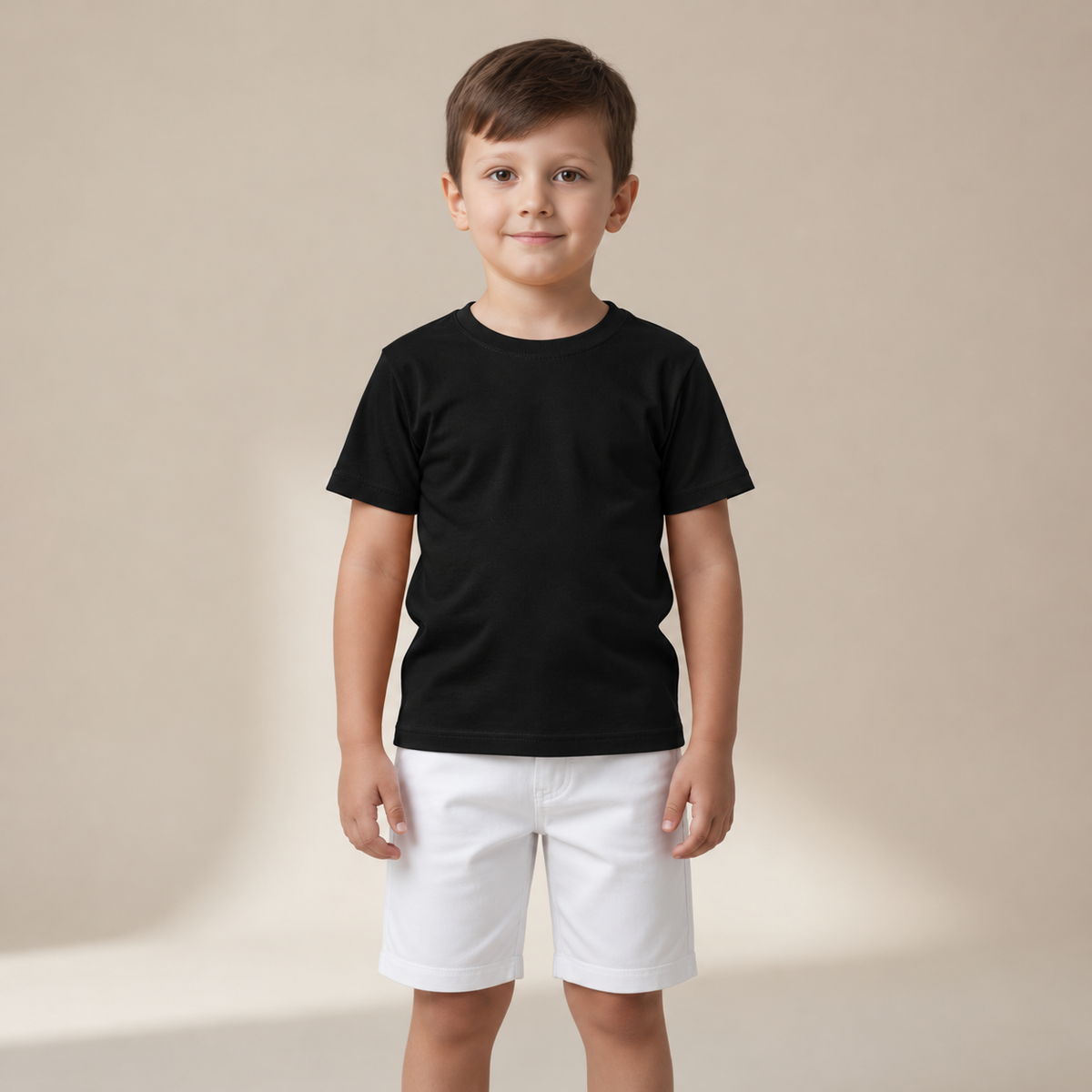 Camiseta Gola Careca Lisa Miguelito Infantil Masculina