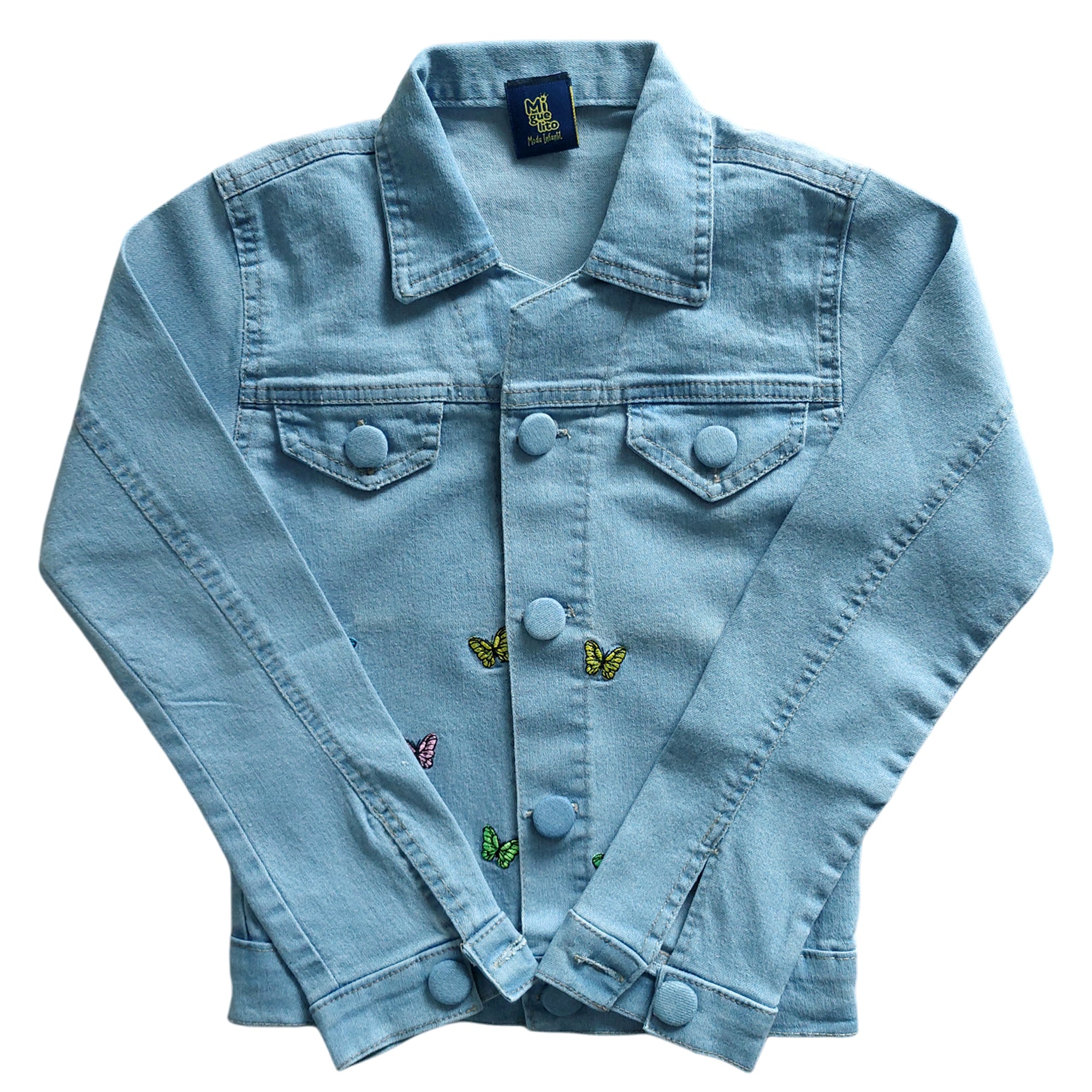 Jaqueta Jeans Com Detalhes Infantil Menina 2 ao 8 anos