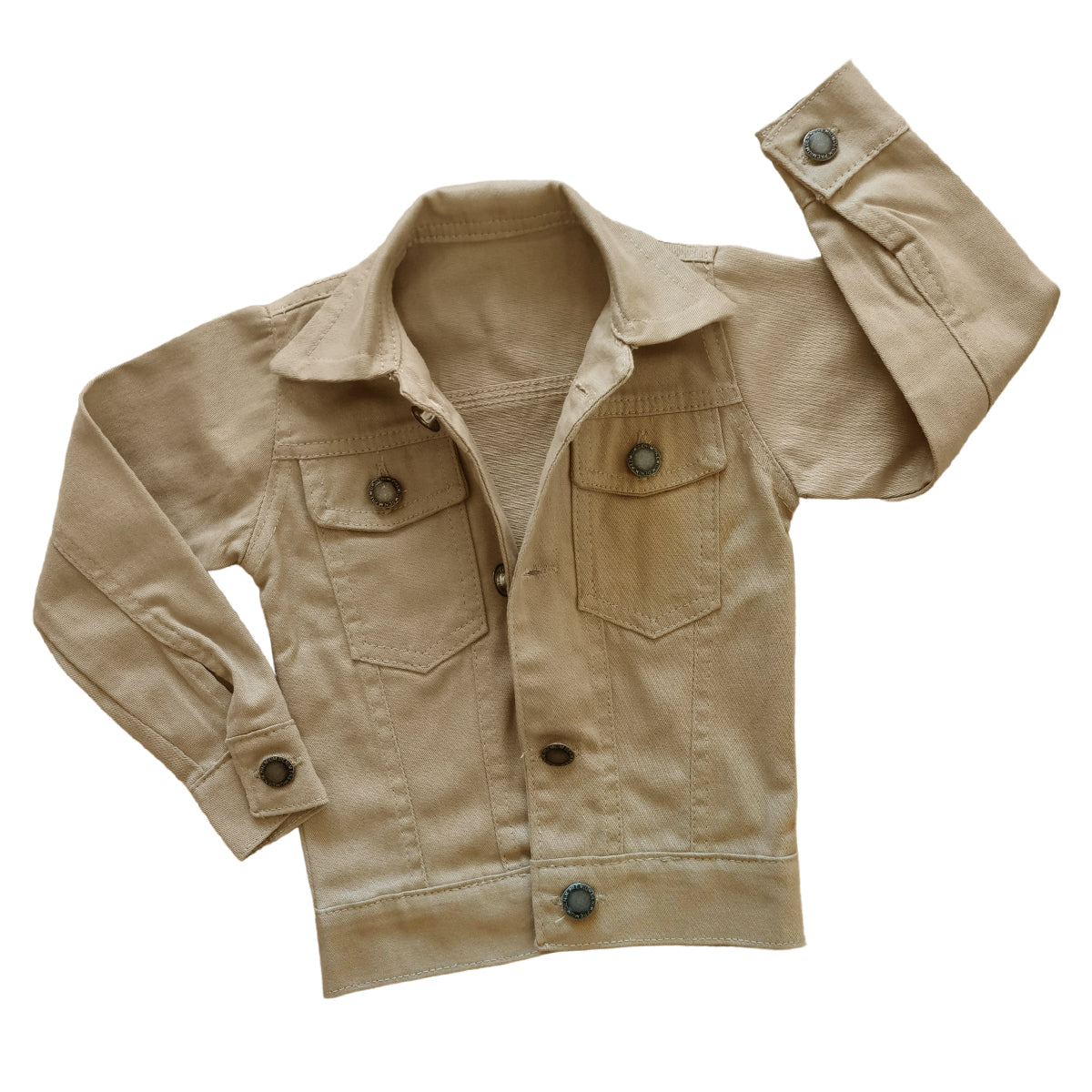 Conjunto com 2 Peças Jaqueta Sarja E Calça Cargo Menino Estiloso 1 ao 8 anos (Atacado)