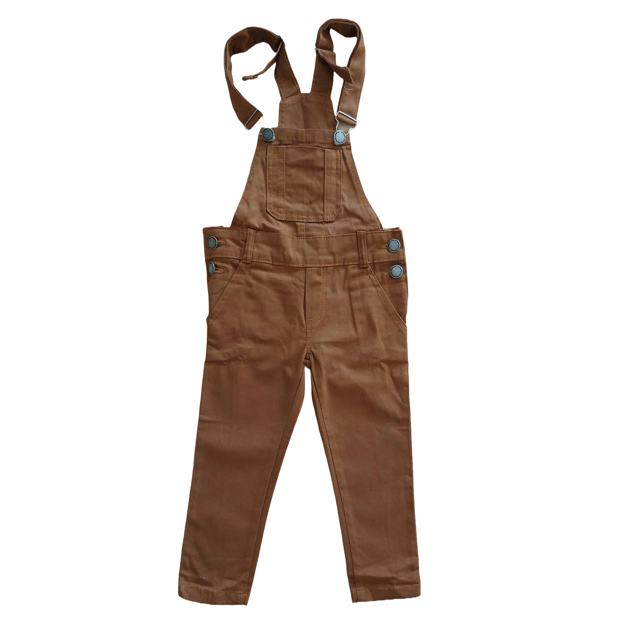 Jardineira Infantil em Sarja – Estilo Retrô Unissex - Envio Express - 2 ao 8 anos