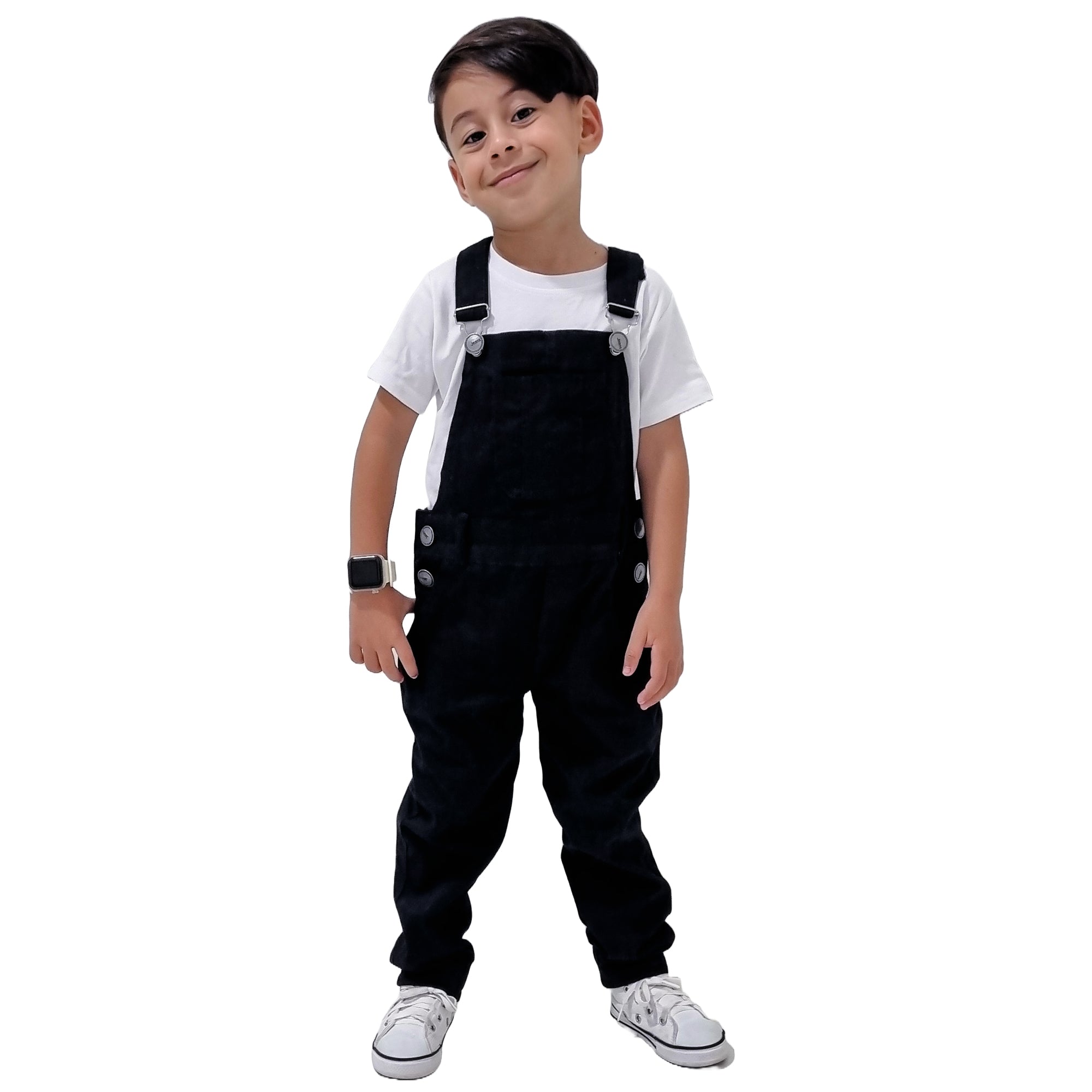 Macacão Calça Jardineira Infantil  Masculino Várias Cores2 ao 8 anos