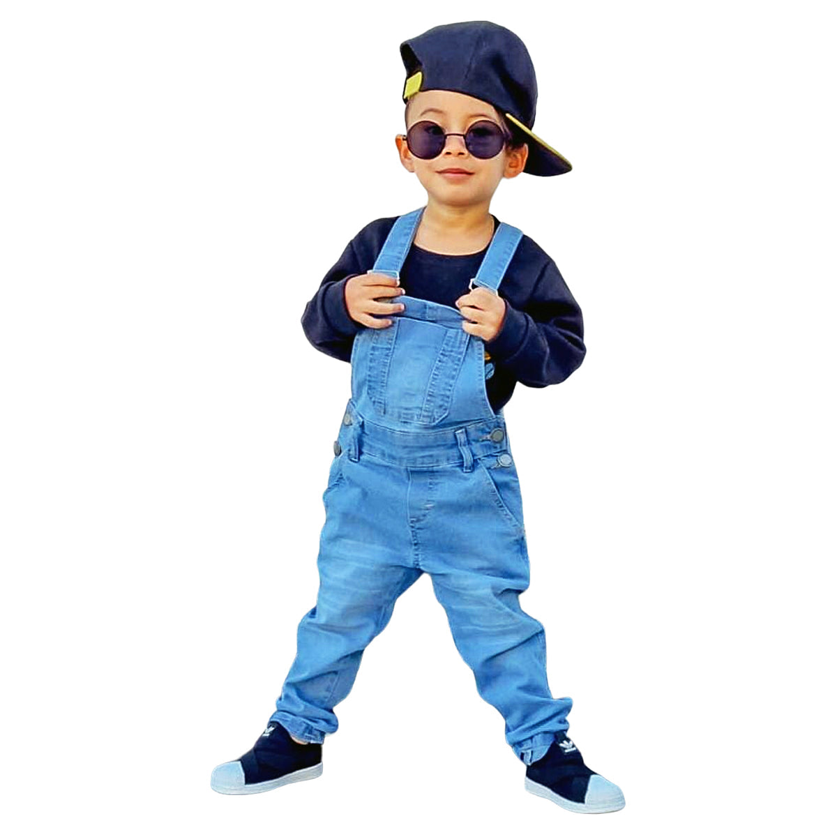 Macacão Calça Jardineira Infantil  Masculino Várias Cores2 ao 8 anos (Atacado)