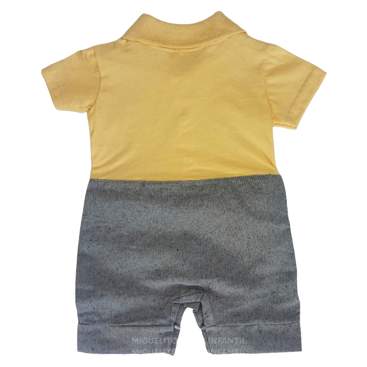 Roupa Bebê Jardineira Ensaio Fotográfico Mêsversário - Macacão Polo (Atacado)