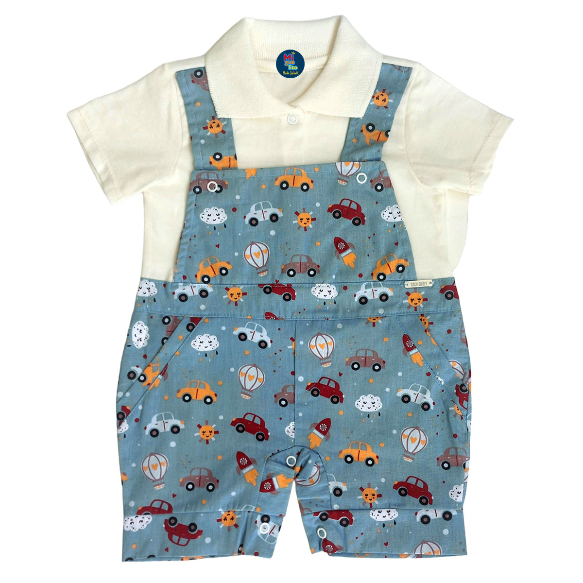 Body Branco Social Manga Curta Pajem Menino Festa Casamento PMG (Atacado)