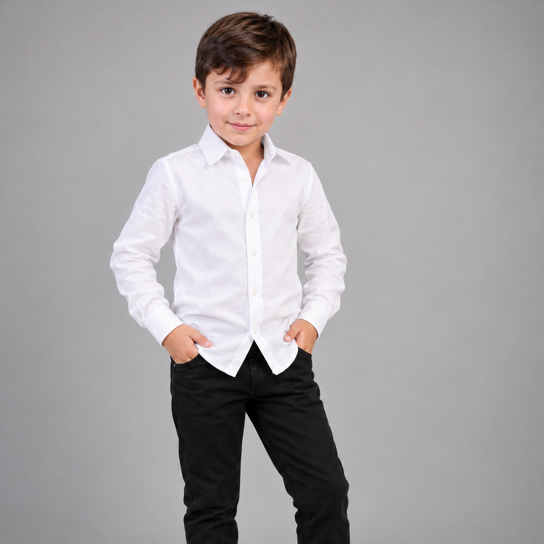 Calça e Camisa Esporte Fino Infantil – cor Preto