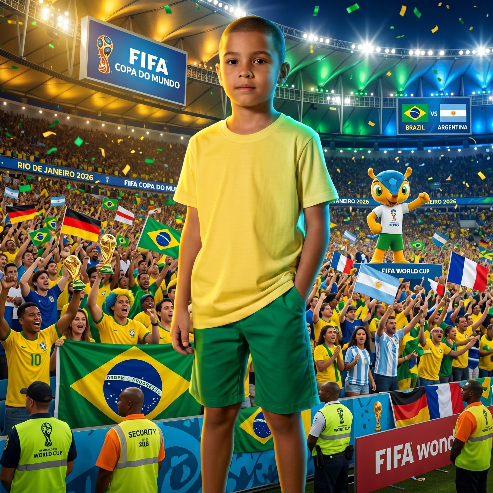 Conjunto 2 peças World Cup - Copa 2026 - Brasil