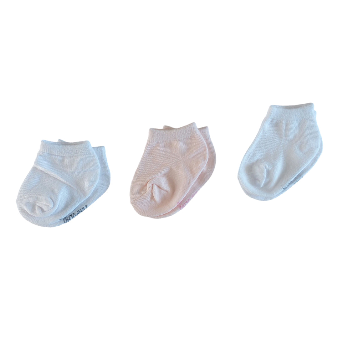 Kit 3 Meias Lisa Infantil Masculino Meninos Confortável (Atacado)
