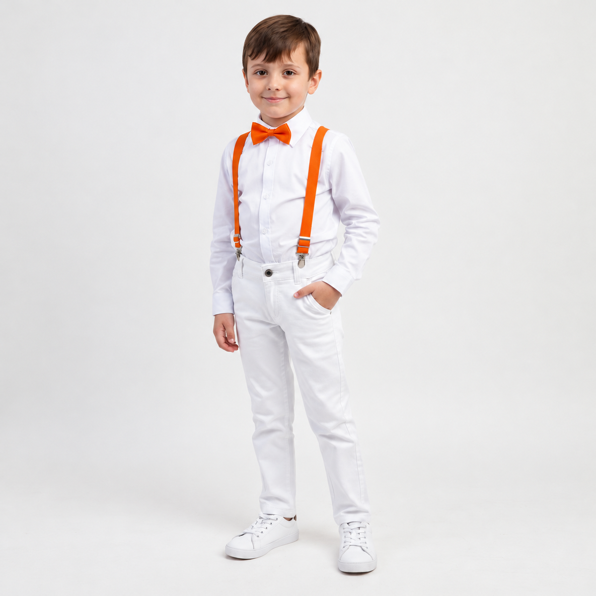 Conjunto Pajem Branco Batizado