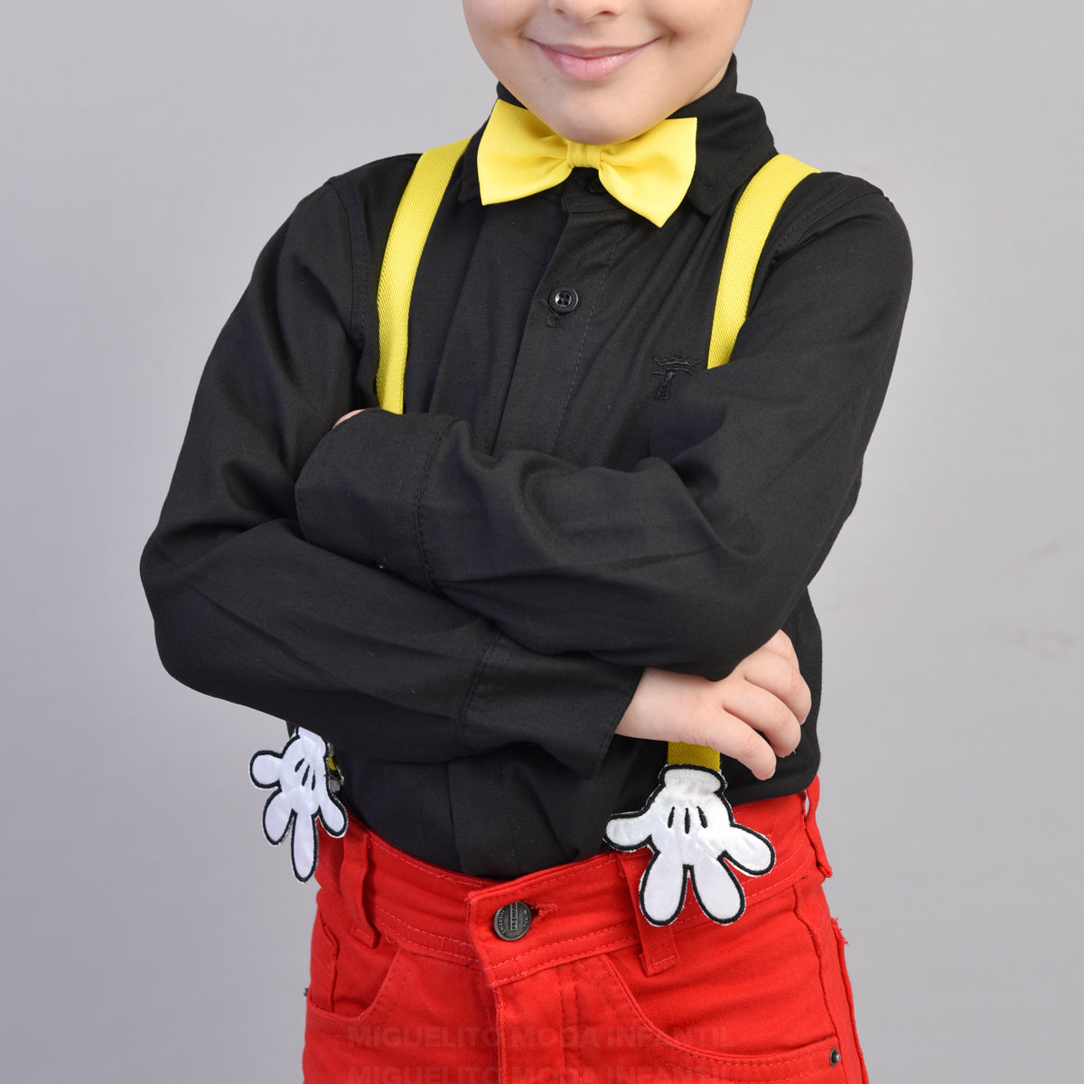 Roupa Mickey Infantil - Festa Aniversário Menino Bebê Inverno (Atacado)