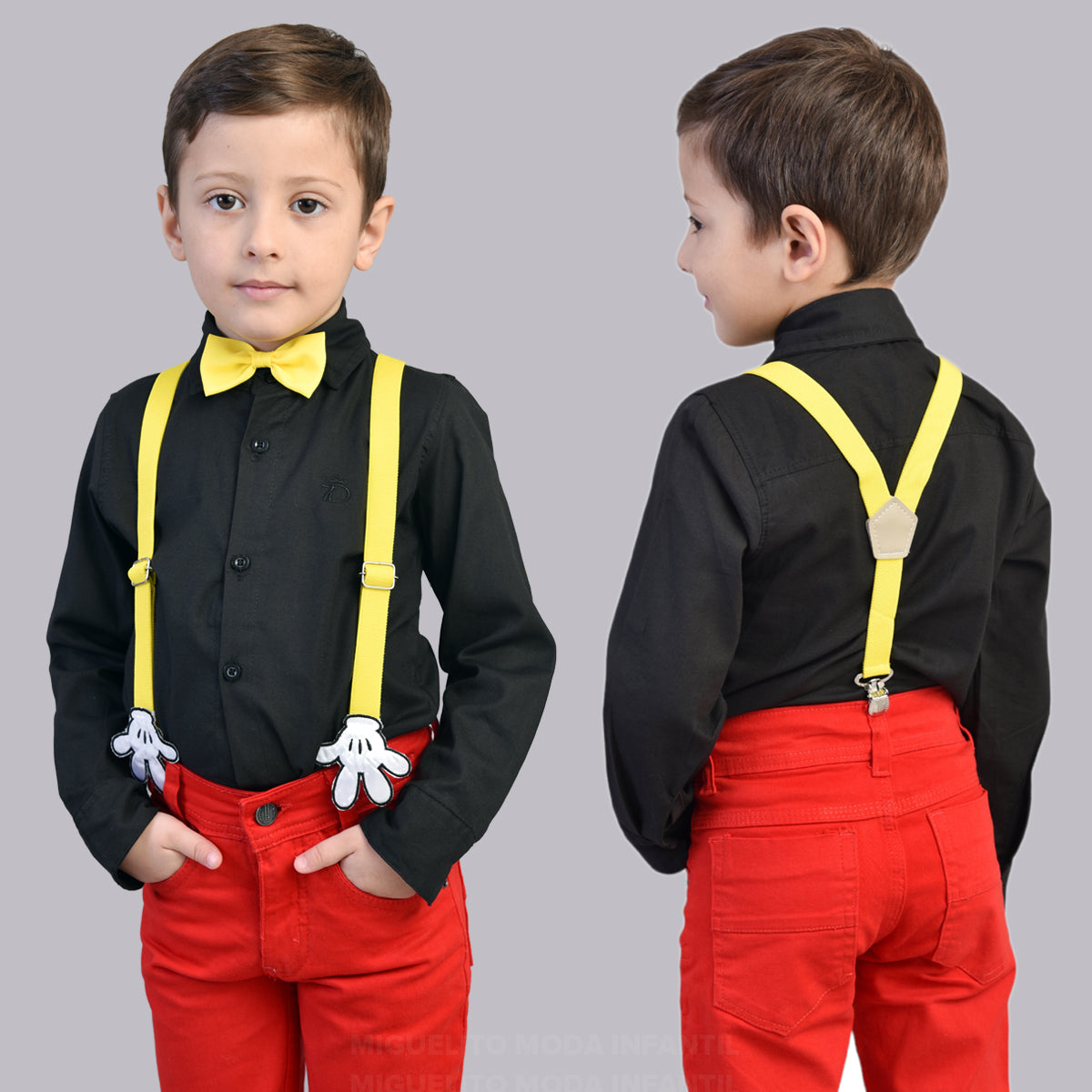 Roupa Mickey Infantil - Festa Aniversário Menino Bebê Inverno (Atacado)