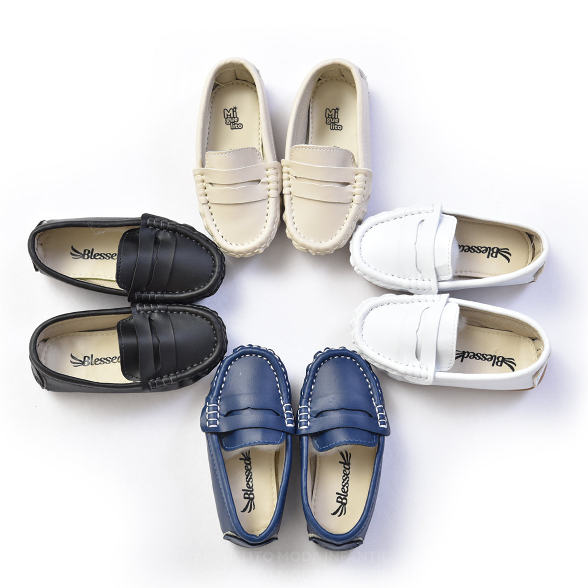 Sapato Mocassim Versátil Casual Infantil Menino Bebê (Atacado)