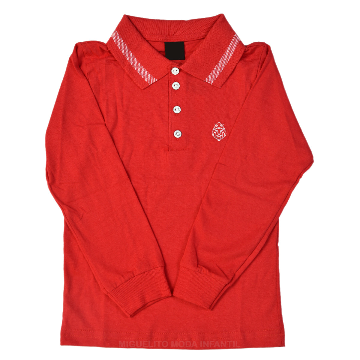 Camisa Polo De Manga Longa infantil Diversas cores Envio Imediato (Atacado)