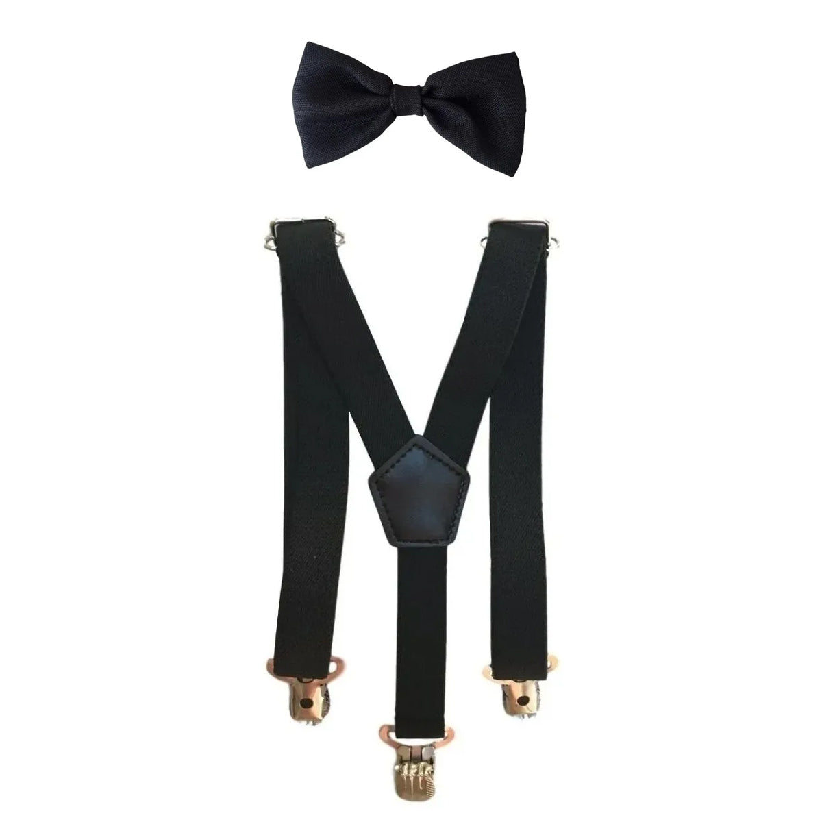 Kit Gravata Borboleta e Suspensório - INFANTIL Várias Cores - Envio Rápido (Atacado)