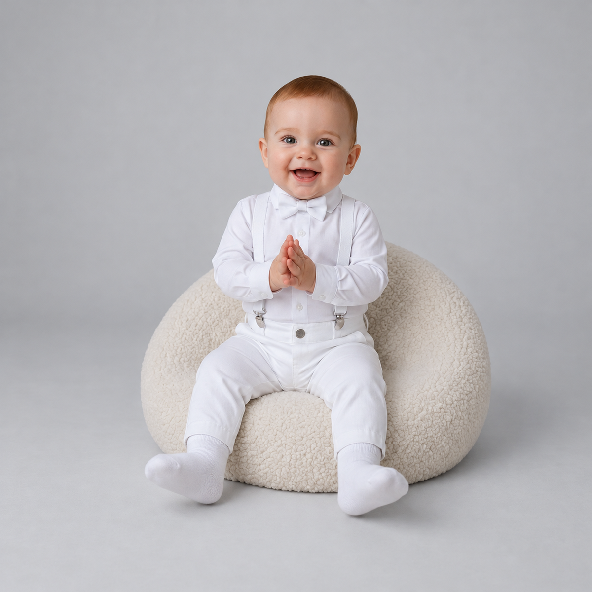 Conjunto Pajem Branco Batizado