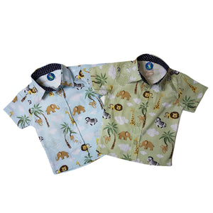 Camisa Safari Bebê - Menino Infantil Festa Aniversario (Atacado)