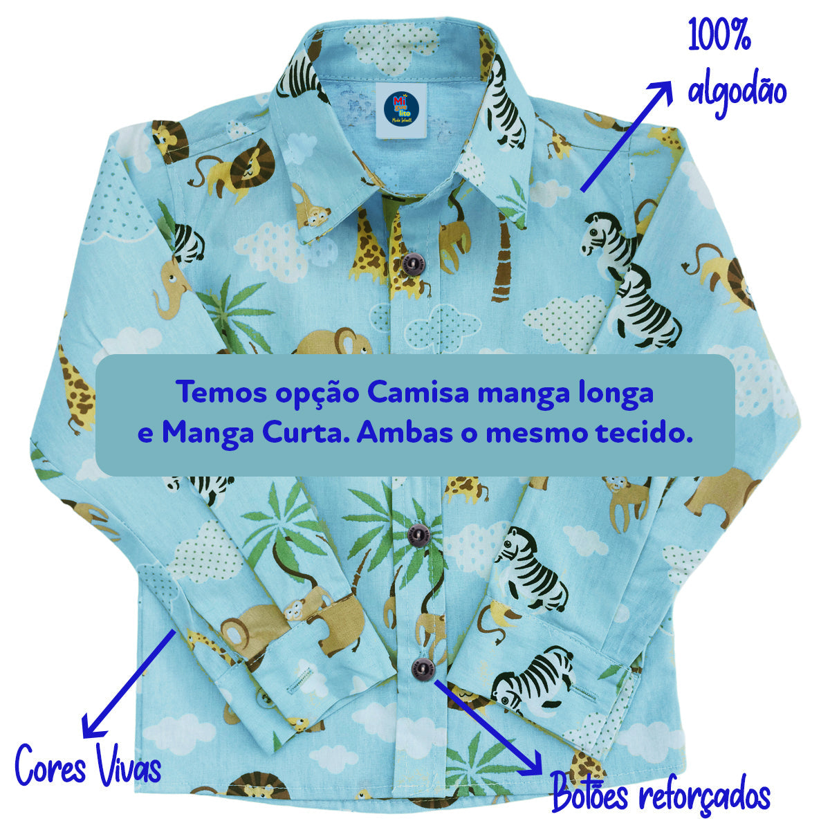 Conjunto Temático inverno Safari Promoção Linha Premium (Atacado)