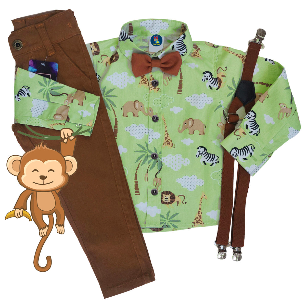 Conjunto Temático inverno Safari Promoção Linha Premium (Atacado)