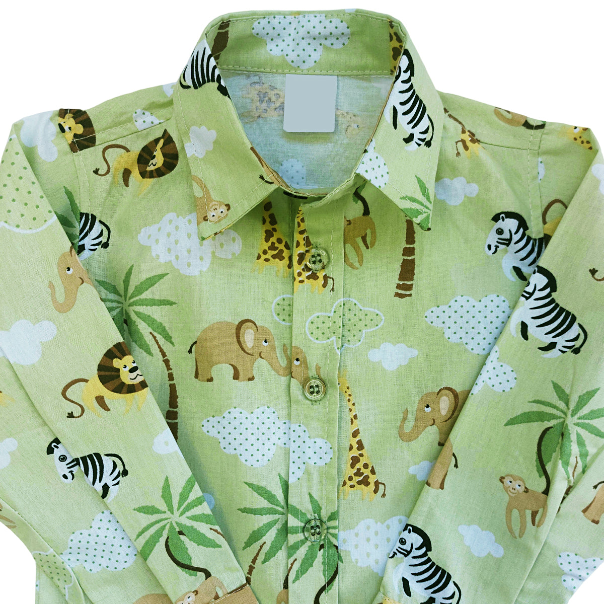 Camisa Manga Longa Safari Bebê