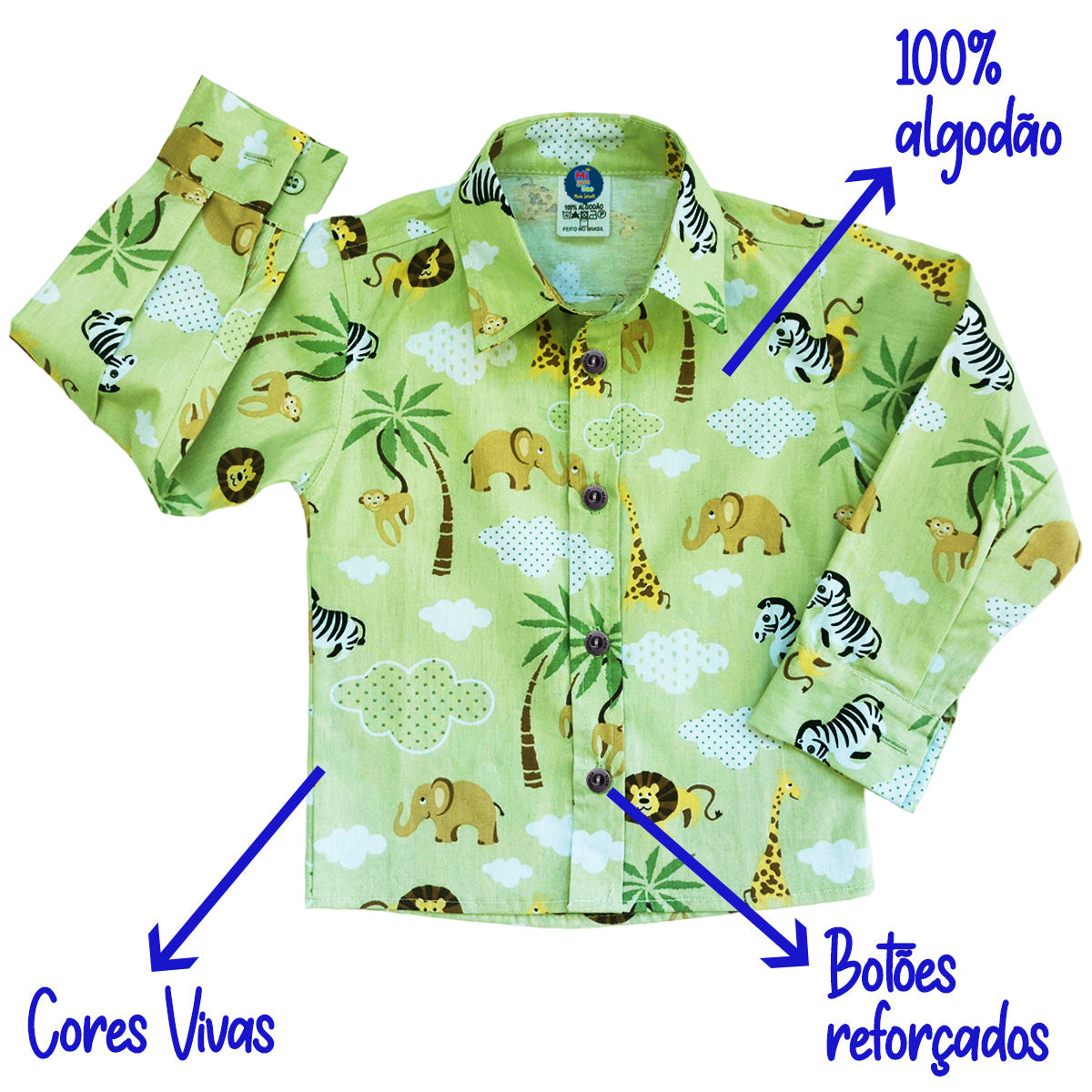 Conjunto Temático inverno Safari Promoção Linha Premium (Atacado)